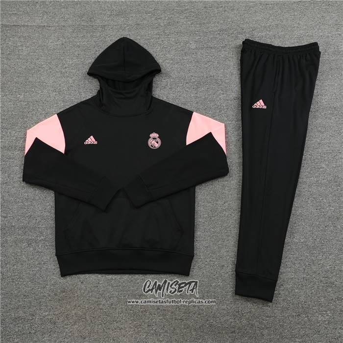 Chandal con Capucha del Real Madrid 2023 Nino Negro y Rosa